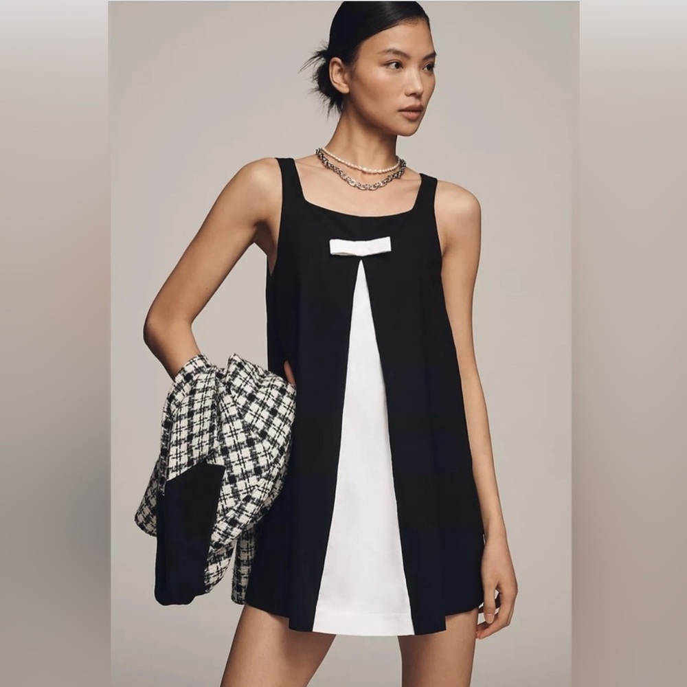 NWT Anthropologie Maeve Sleeveless Square-Neck Shift Playsuit